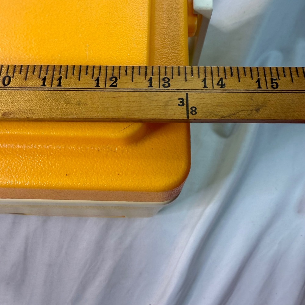 Vintage Thermos SunPacker Cooler Model 7718 Yellow Orange 11 Qt 10L Made in USA - Picture 10 of 13